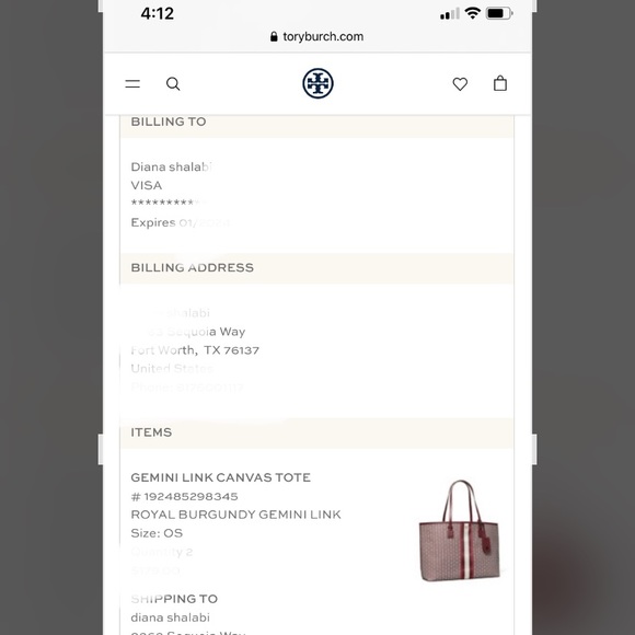 New Tory Burch large tote ♥️ - Picture 8 of 8